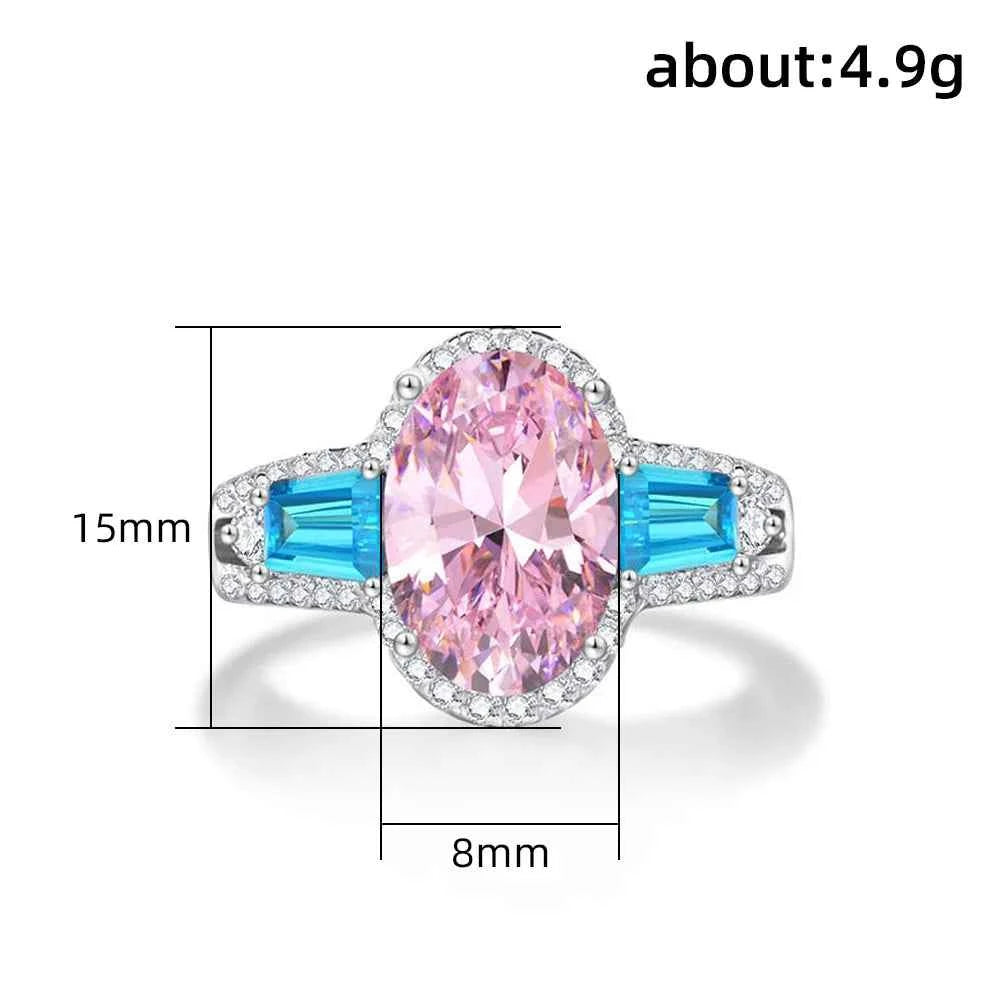 Platinum Pink Tourmaline Ring Oval Cut Pave Setting Women's Engagement Jewelry PT950 F1606