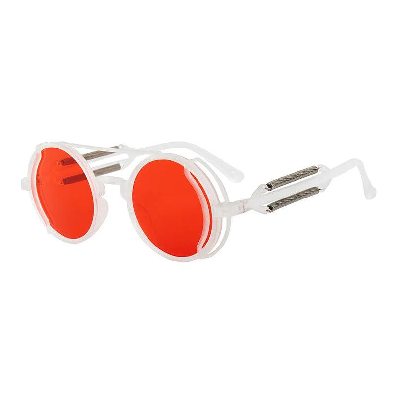 Classic Steampunk Sunglasses - Luxury Retro Round Frame