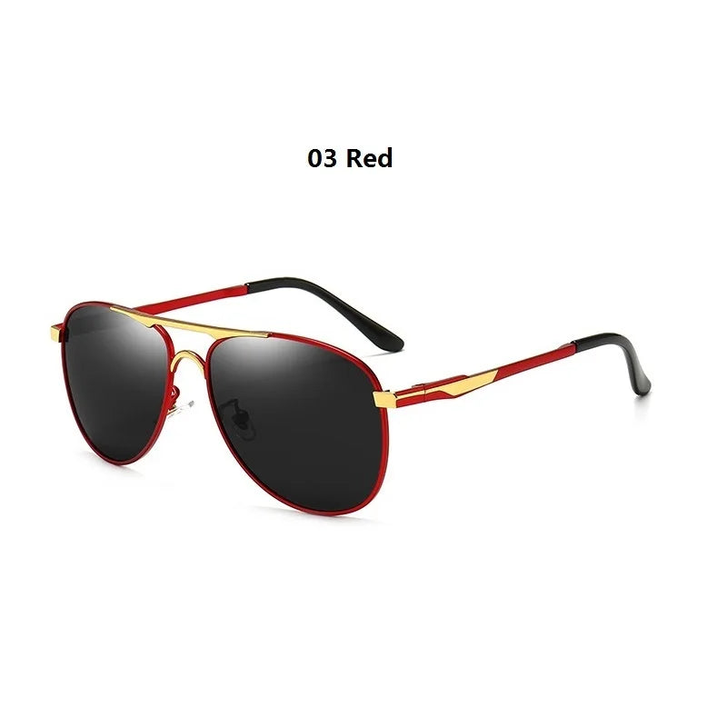 Luxury Pilot Sunglasses - UV Protection Metal Frame