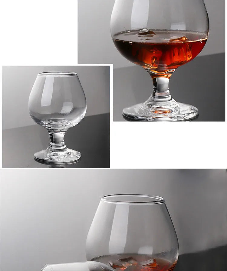 Elegant Lead-Free Wine Glass - Versatile Brandy Whiskey Cup