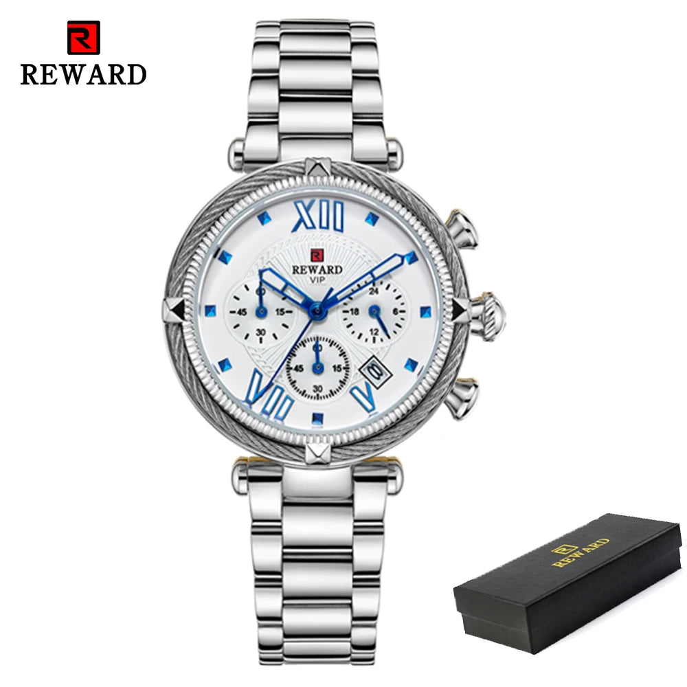 Premium Luxury Women's Quartz Watch - Waterproof & Elegant