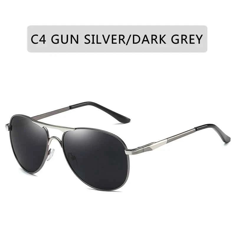 Premium Polarized Pilot Sunglasses - Vintage Style