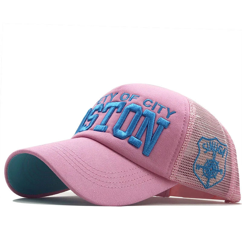 3D Embroidery Cotton Letter Men's Mesh Baseball Cap Women's Summer fishing Cap Gorra Hombre Snapback Caps Bone Dad Hat 56-60CM - Tulique