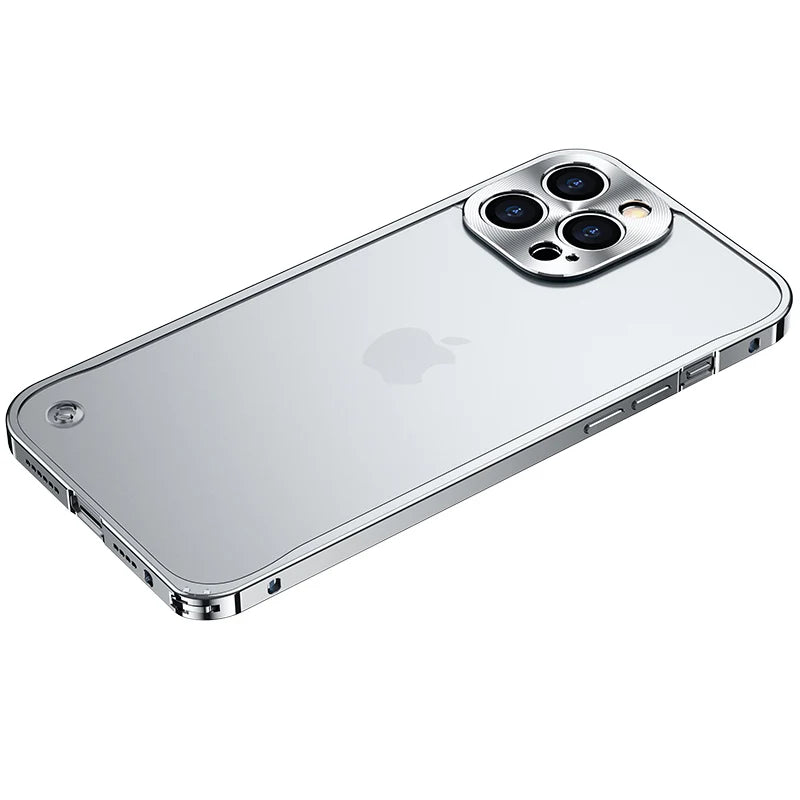 Premium Magnetic Aluminum iPhone Case - Full Protection