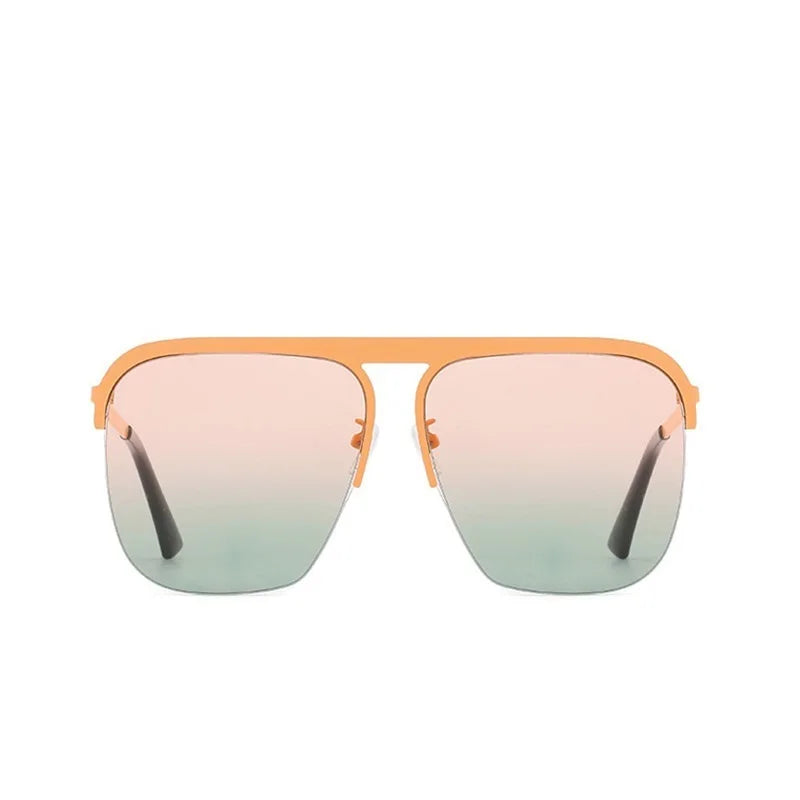 Luxury Oversized Square Sunglasses - UV400 Fashion Shades