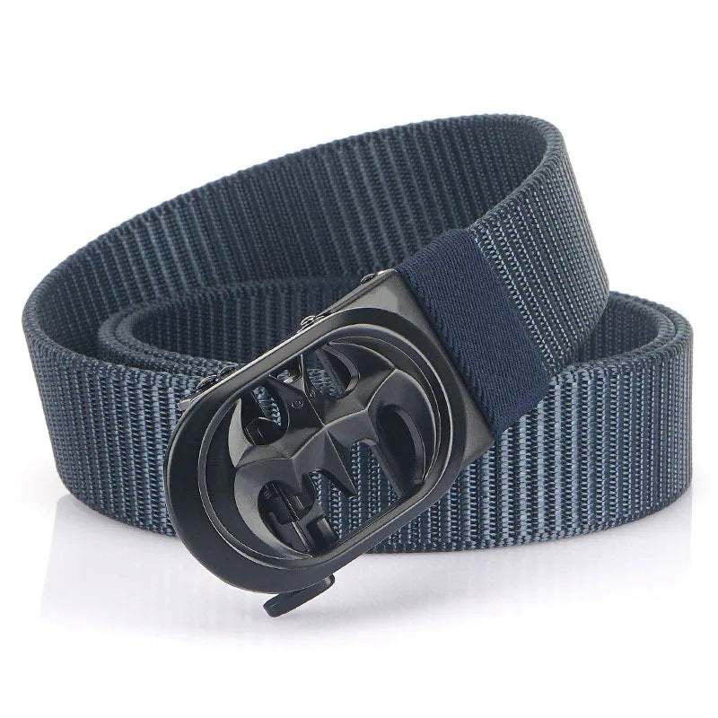 Premium Men's Nylon Belt - Luxury Automatic Buckle Canvas Strap