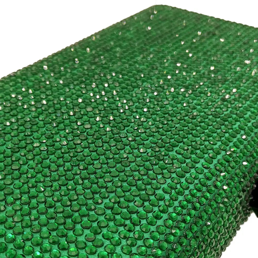 Elegant Crystal Evening Clutch - Luxury Rhinestone Box Handbag