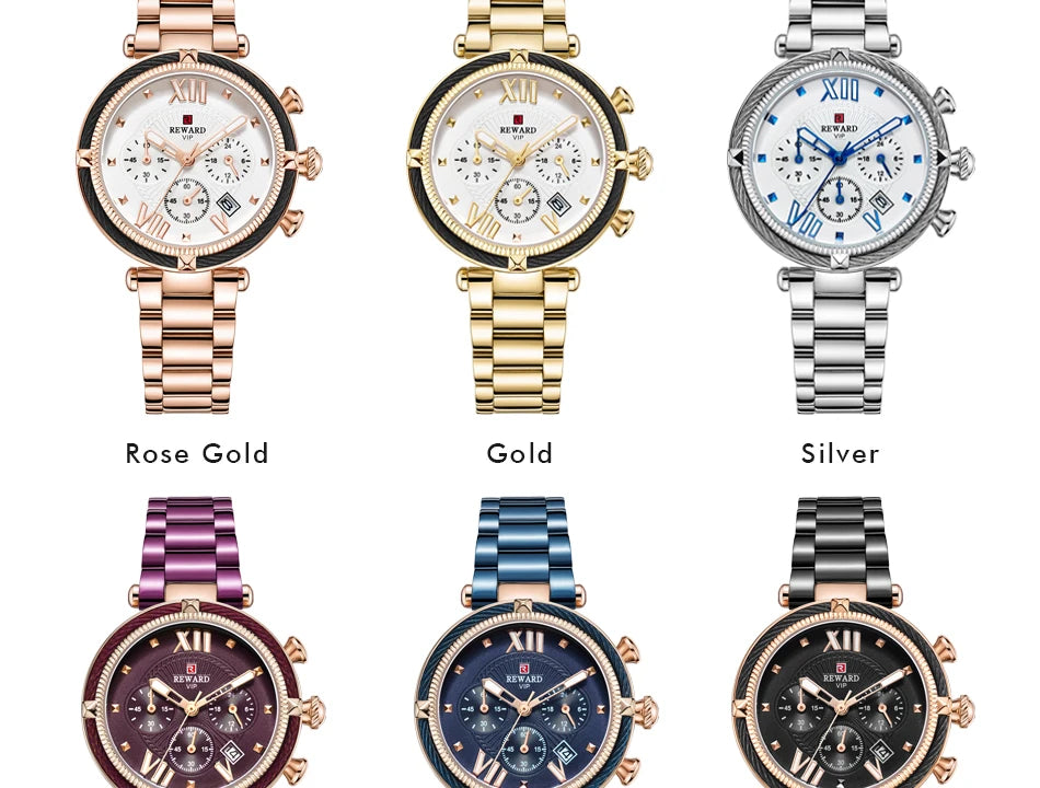 Premium Luxury Women's Quartz Watch - Waterproof & Elegant