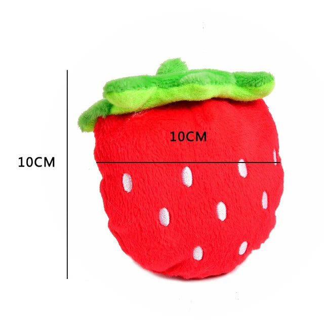 Premium Donut Pet Squeak Toy - Interactive & Durable Plush
