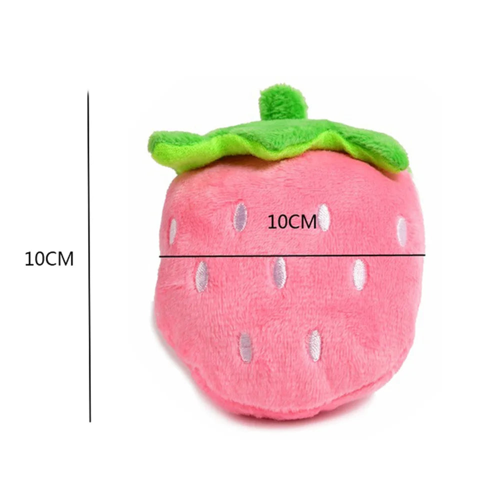 Premium Donut Pet Squeak Toy - Interactive & Durable Plush