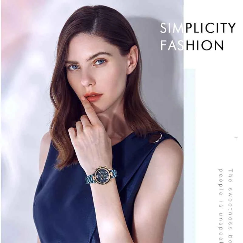 Premium Luxury Women's Quartz Watch - Waterproof & Elegant