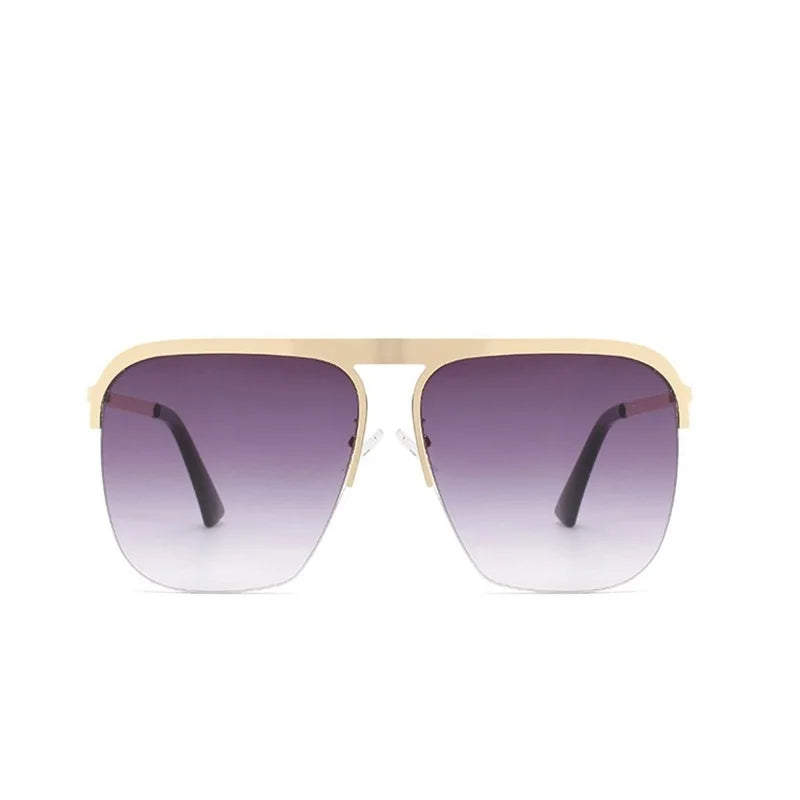Luxury Oversized Square Sunglasses - UV400 Fashion Shades
