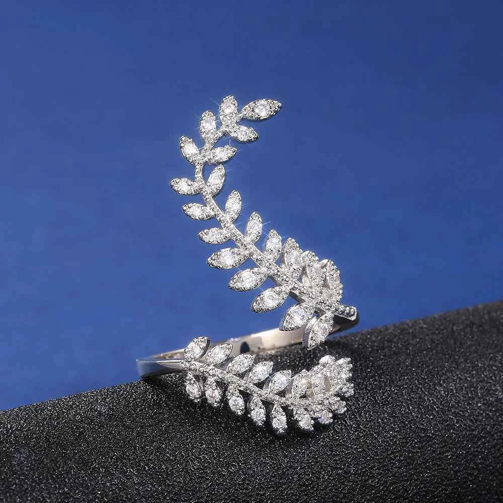 F291 Diamond Ring Women's Marquise Cut Natural Diamond Romantic Wedding Jewelry Style