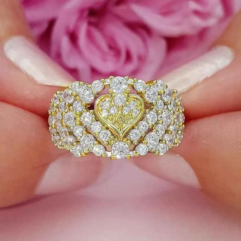 F407 White Gold Diamond Engagement Ring Women's Round Brilliant Cut Natural Diamond G Color Stackable Band Jewelry
