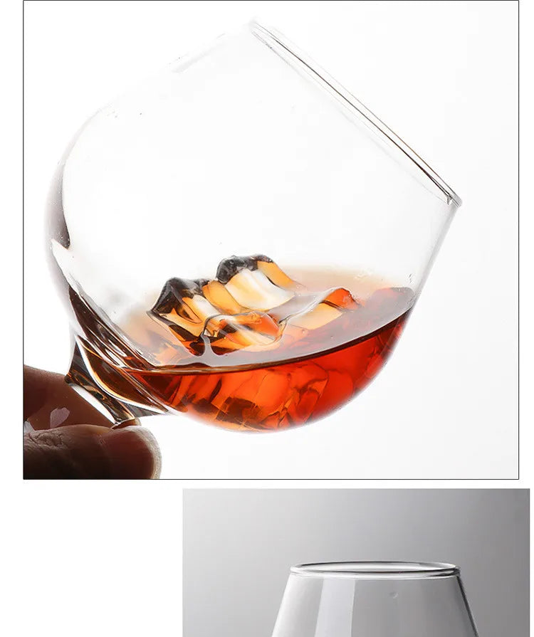 Elegant Lead-Free Wine Glass - Versatile Brandy Whiskey Cup