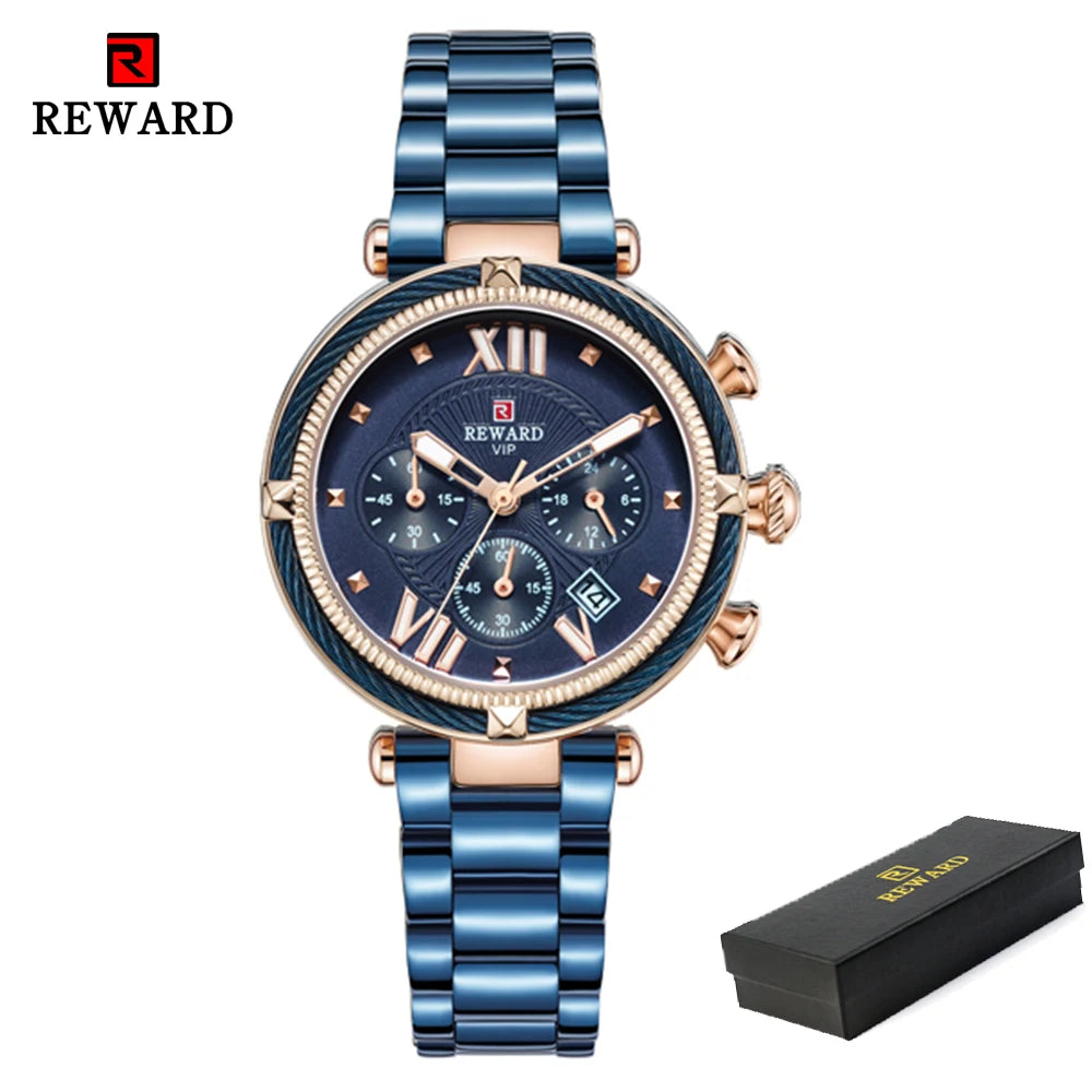 Premium Luxury Women's Quartz Watch - Waterproof & Elegant