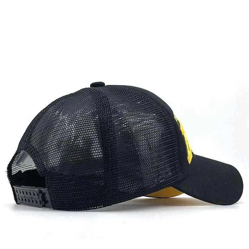 3D Embroidery Cotton Letter Men's Mesh Baseball Cap Women's Summer fishing Cap Gorra Hombre Snapback Caps Bone Dad Hat 56-60CM