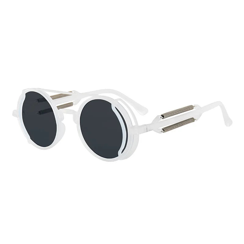 Classic Steampunk Sunglasses - Luxury Retro Round Frame