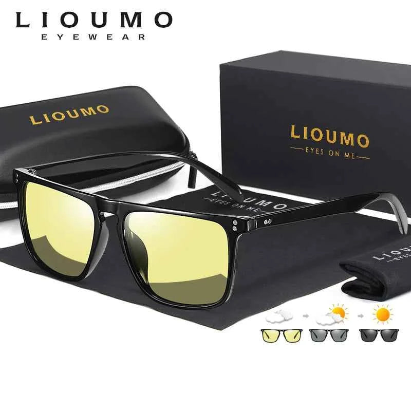 Premium Photochromic Polarized Sunglasses - Anti-Glare Driving Eyewear