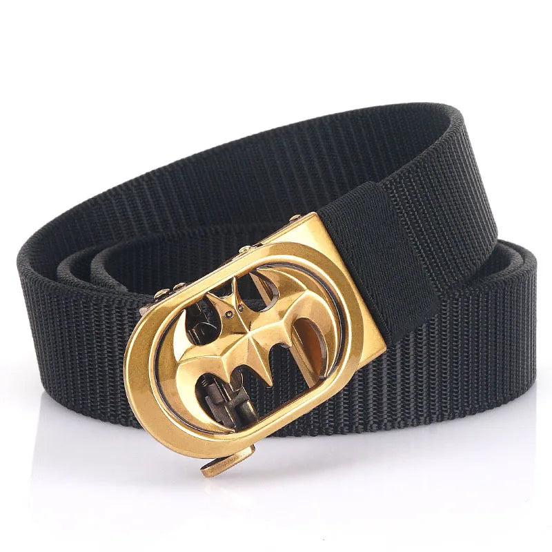 Premium Men's Nylon Belt - Luxury Automatic Buckle Canvas Strap