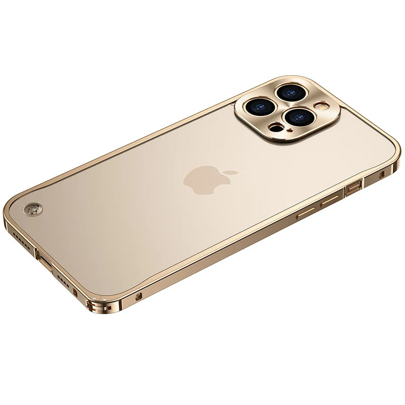 Premium Magnetic Aluminum iPhone Case - Full Protection
