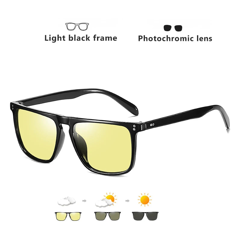 Premium Photochromic Polarized Sunglasses - Anti-Glare Driving Eyewear