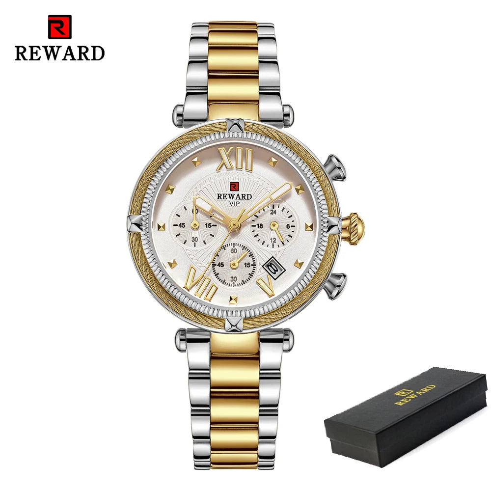 Premium Luxury Women's Quartz Watch - Waterproof & Elegant