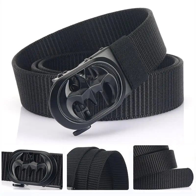 Premium Men's Nylon Belt - Luxury Automatic Buckle Canvas Strap