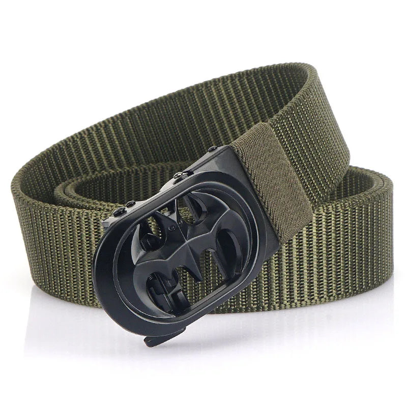 Premium Men's Nylon Belt - Luxury Automatic Buckle Canvas Strap