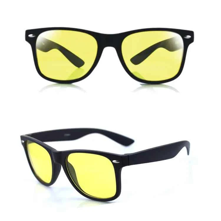 Premium Night Vision Driving Glasses - Anti-Glare Square Lenses