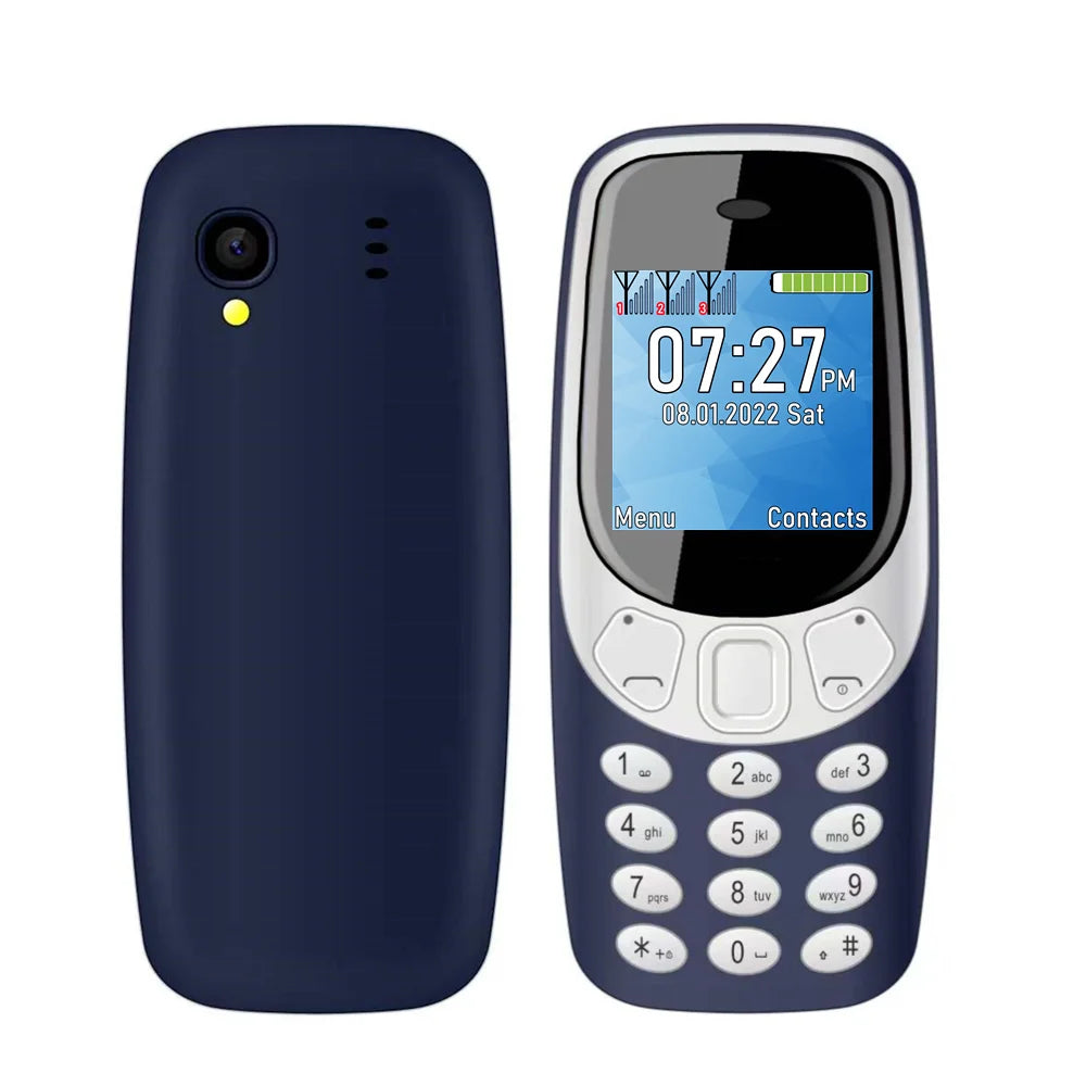 Compact Mini Mobile Phone - Unlocked Dual SIM & Bluetooth Dialer