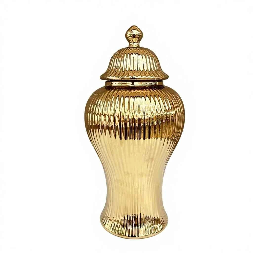 Elegant Ceramic Flower Vase - Light Luxury European Decor