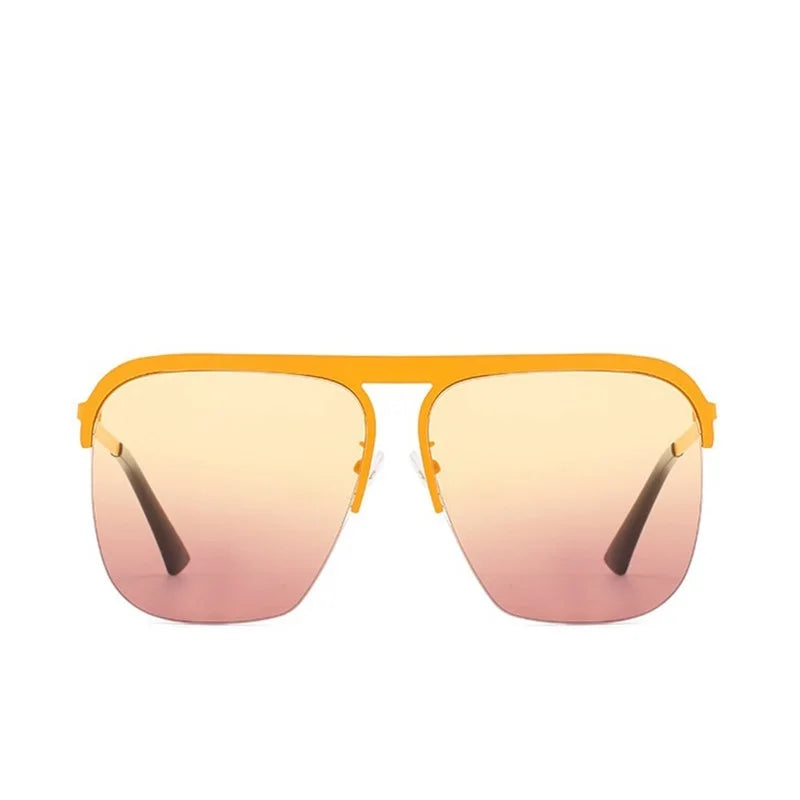 Luxury Oversized Square Sunglasses - UV400 Fashion Shades