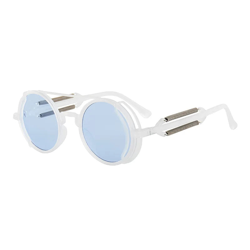 Classic Steampunk Sunglasses - Luxury Retro Round Frame