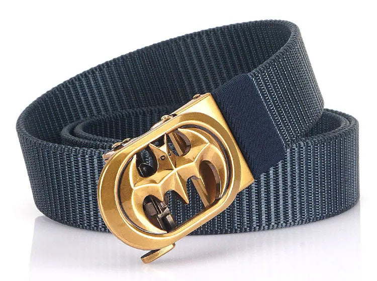 Premium Men's Nylon Belt - Luxury Automatic Buckle Canvas Strap