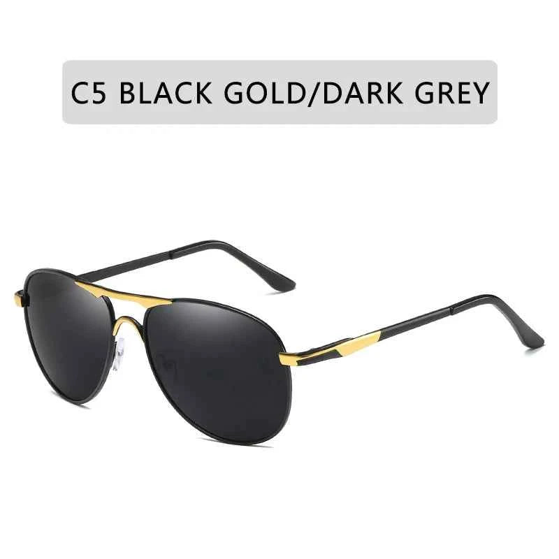Premium Polarized Pilot Sunglasses - Vintage Style