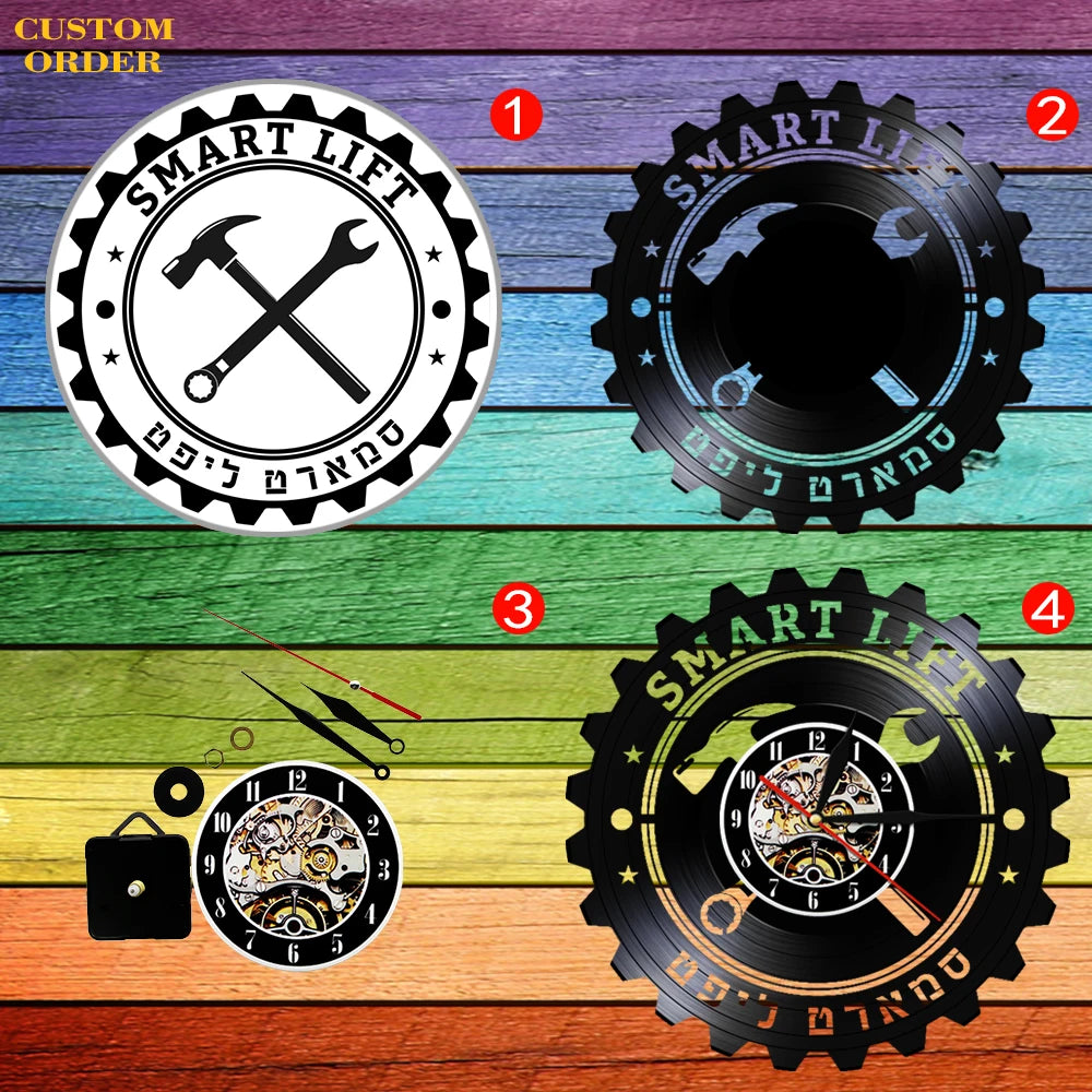 Professional Motorcycle Vinyl Wall Clock - Extreme Freestyle Decor
