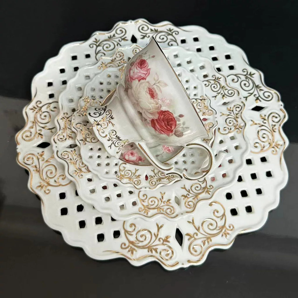 Elegant Palace Style Tea Set - Premium Porcelain Collection