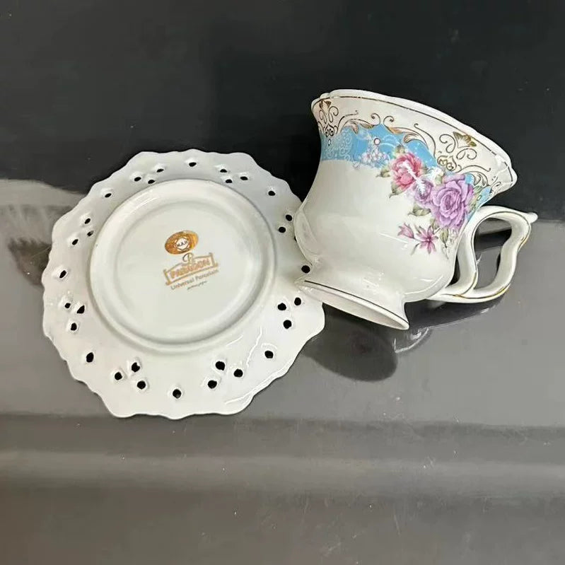 Elegant Palace Style Tea Set - Premium Porcelain Collection