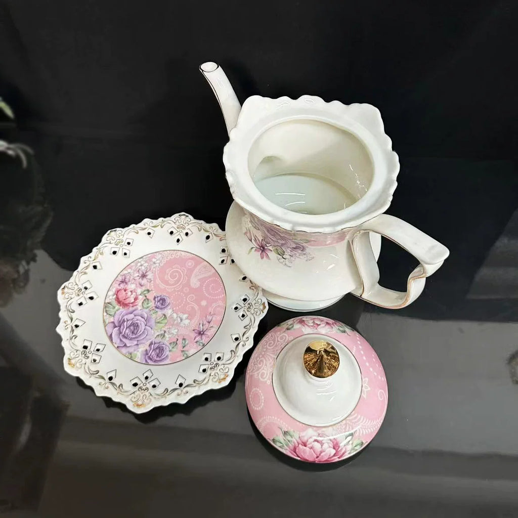 Elegant Palace Style Tea Set - Premium Porcelain Collection