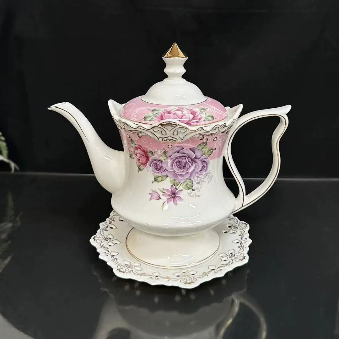 Elegant Palace Style Tea Set - Premium Porcelain Collection