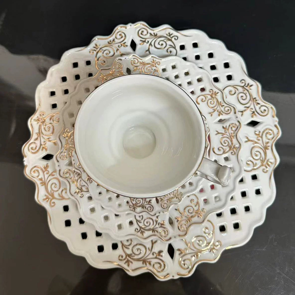 Elegant Palace Style Tea Set - Premium Porcelain Collection