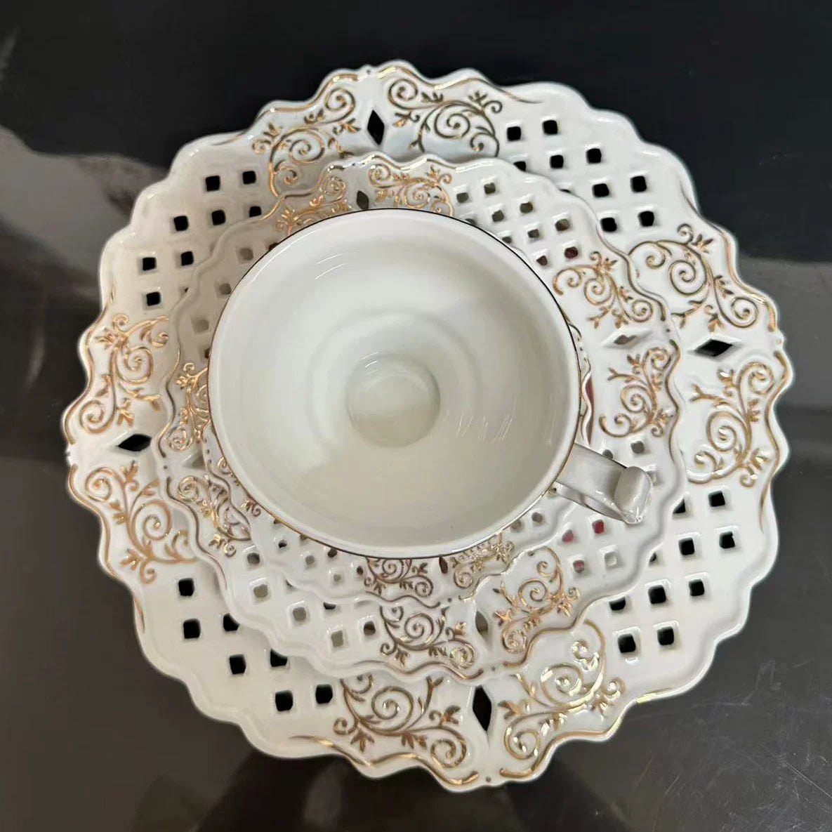 Elegant Palace Style Tea Set - Premium Porcelain Collection