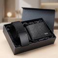 2pcs Fashion High Quality Men's Belt Wallet Set Simple and Versatile Men's Casual Belt Ideal Gift For Father and Boyfriend - Tulique