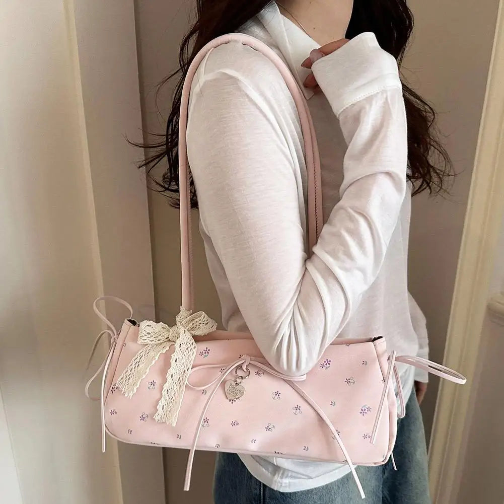 Elegant French Stick Handbag - Chic Spring Shoulder Bag
