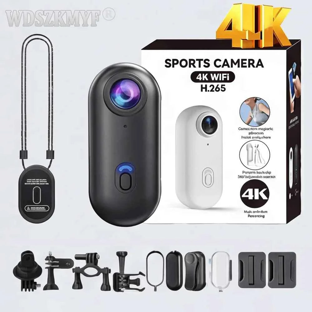 Professional Mini Action Camera - 4K HD Lightweight POV Recorder
