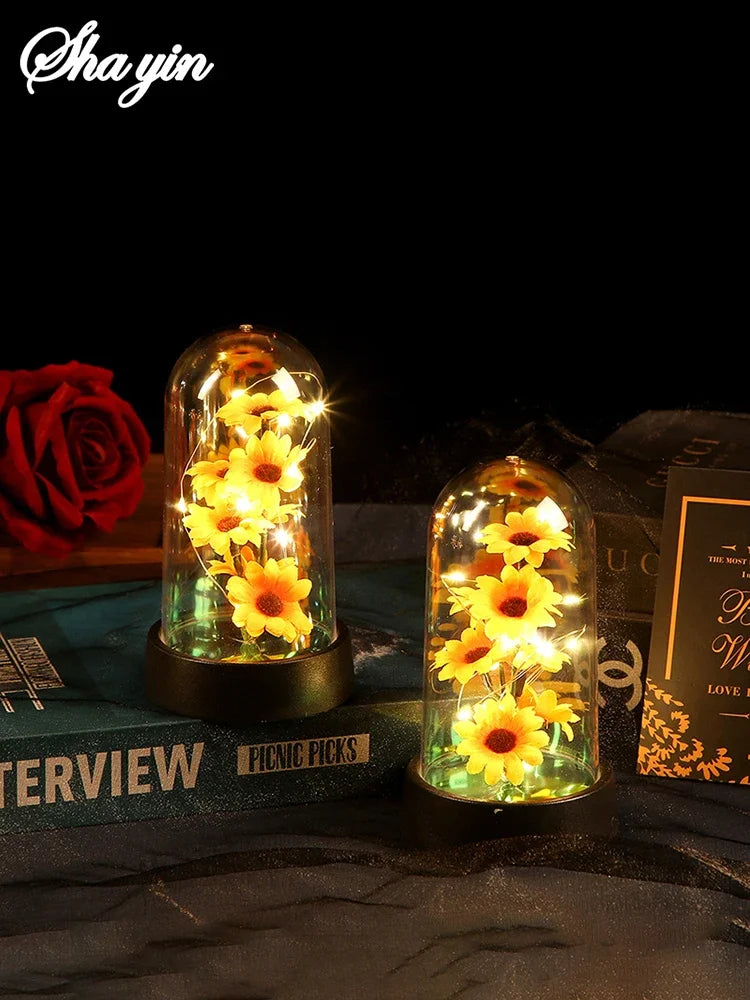 Elegant Eternal Sunflower Gift - Timeless Plastic Bloom