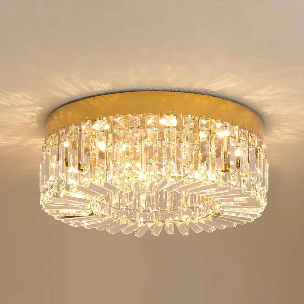 Elegant Modern Crystal Chandelier - LED Ceiling Light