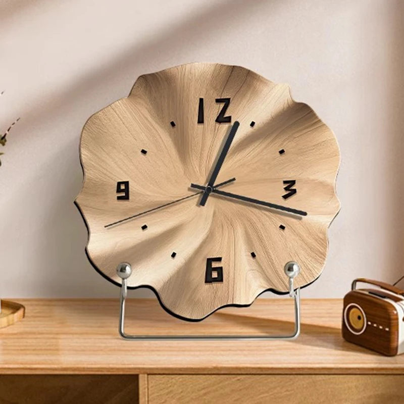 Premium Modern Silent Desk Clock - Nordic Interior Luxury