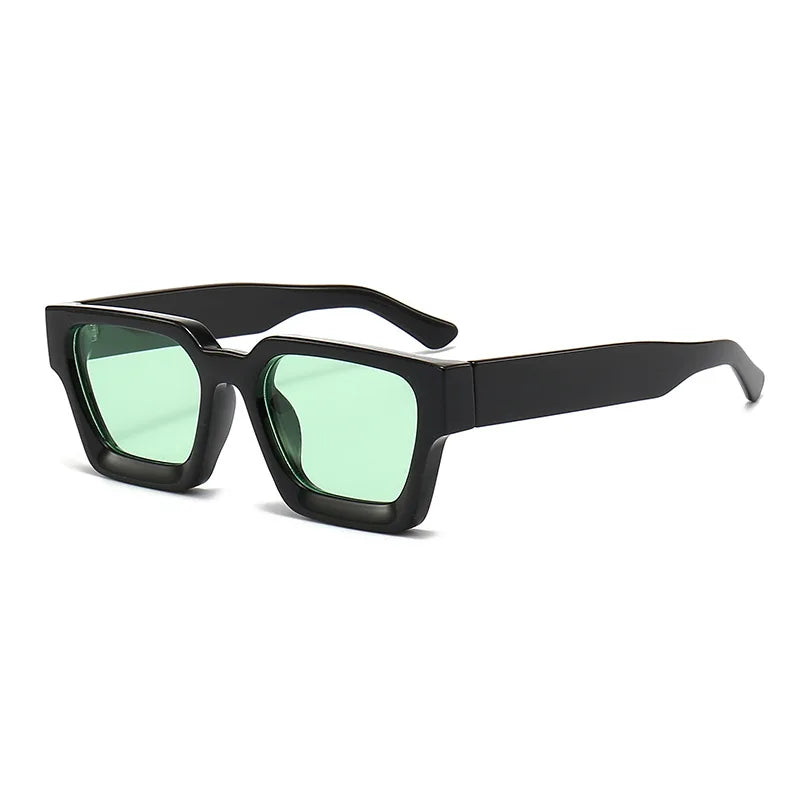 Designer Square Frame Sunglasses - UV400 Retro Shades